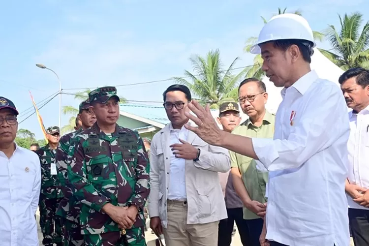 Panglima TNI Dampingi Presiden Jokowi Lakukan Groundbreaking ...