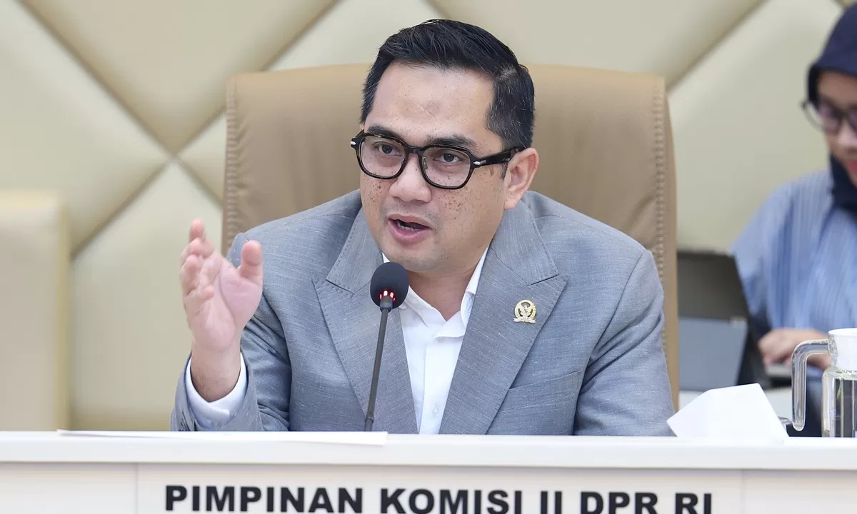 Potret Ketua Komisi II DPR RI M. Rifqinizamy Karsayuda. Komisi II DPR RI mendesak Badan Bank Tanah untuk memperkuat koordinasi dan sinergi bersama Kementerian Agraria dan Tata Ruang/Badan Pertanahan Nasional (ATR/BPN) dalam menyelaraskan verifikasi serta validasi data cadangan tanah nasional. (Dok. Septamares)