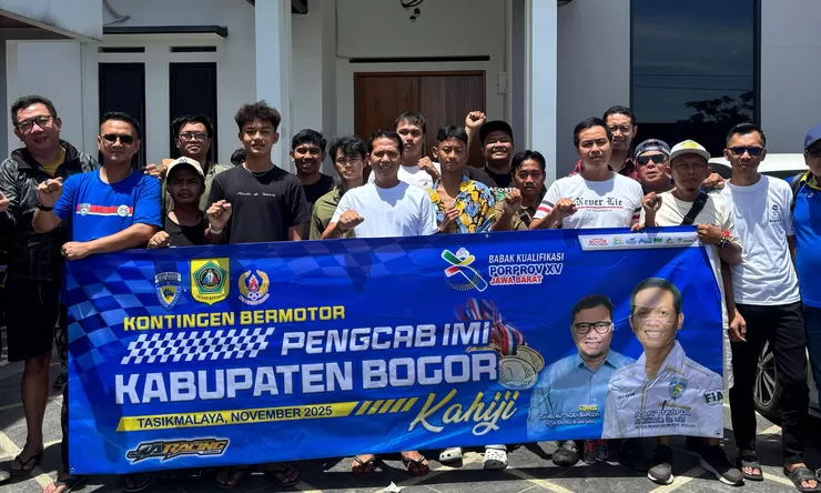 Target Hatrick Juara Umum, Pembalap IMI Kabupaten Bogor Ikuti Babak Kualifikasi Porprov