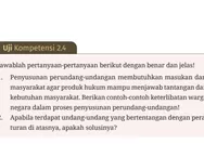 Kunci Jawaban PKN kelas 10 SMA Uji Kompetensi 2.4 Halaman 108 Kurikulum Merdeka: Penyusunan Perundang-undangan