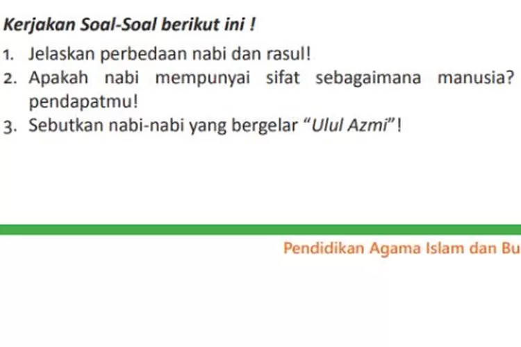 Kunci Jawaban PAI K13 Kelas 8 Bab 8 Halaman 155-156: Ayo Berlatih Esai ...