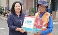 Semangat Berbagi, YBM BRI Ungaran Salurkan Bantuan Sembako untuk Tukang Parkir hingga Supeltas