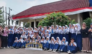 Torehan SMPN 28 Depok di Lomba PMR WFRC Tingkat Jawa Barat : Boyong Sembilan Piala Tingkat Madya hingga Wira