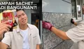 Bikin Takjub ! Content Creator Jerhemy Owen Spill Papan untuk Tembok dan Atap Bangunannya yang Terbuat dari Daur Ulang Plastik Sampah Sachet