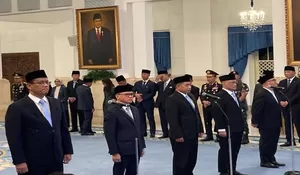 Prabowo Resmi Lantik 5 Menteri Baru Kabinet Merah Putih, Purbaya Yudi Sadewa Jadi Menkeu