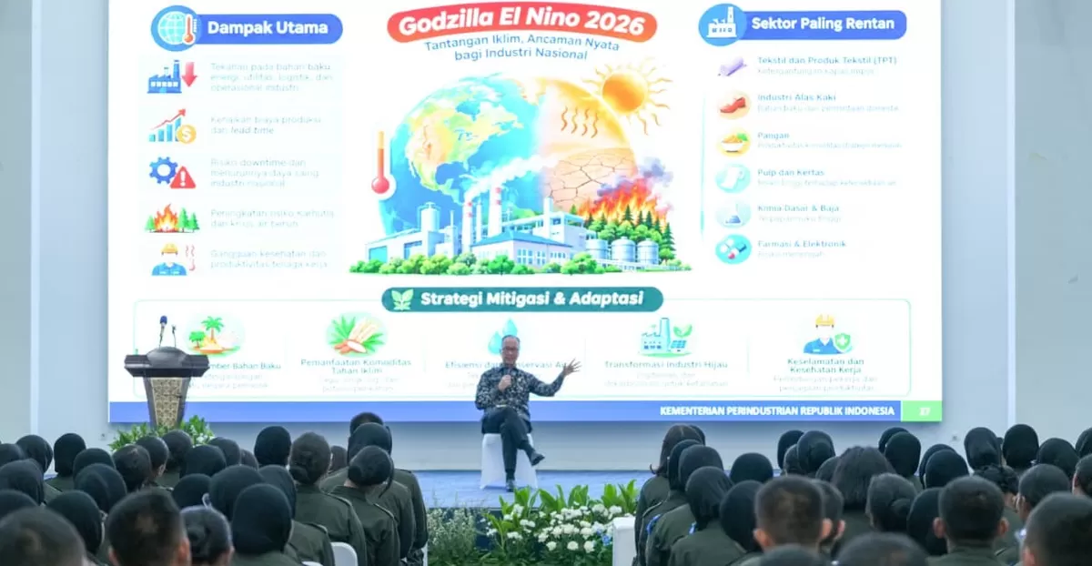 Menteri Perindustrian Agus Gumiwang Kartasasmita&nbsp;memberikan pembekalan pada&nbsp;Program Presiden untuk Pemimpin Masa Depan (President&rsquo;s Future Leaders Program/P3MD) Pegawai BUMN Batch 1 Tahun 2026 di Kodiklat TNI, Serpong, Rabu (19/8/2026). (Dok. Kemenperin)
