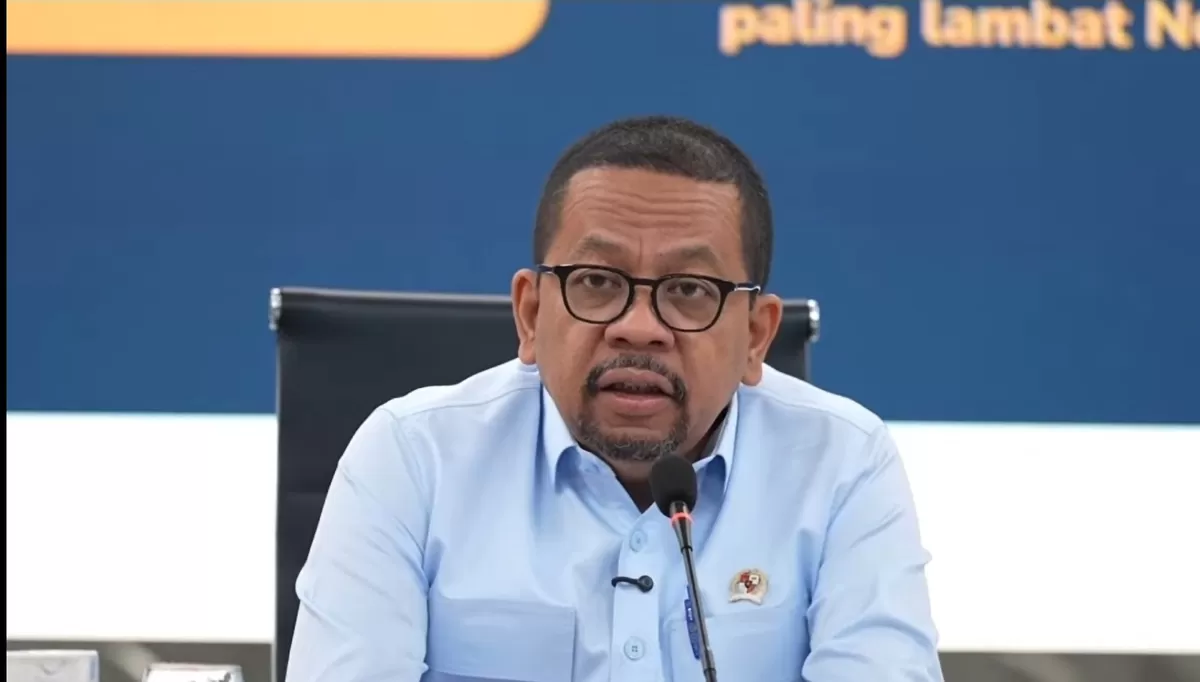 Kepala Badan Komunikasi (Bakom RI), Muhammad Qodari soal progres Kopdes Merah Putih.  ((YouTube/Bakom RI))