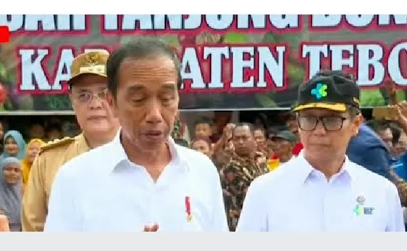 Presiden Jokowi Kunjungan Kerja ke Jambi (GENMUSLIM.Id/dok: @YouTube_ berita surakarta)