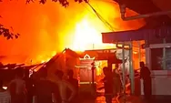 Pamapta Polres Singkawang Gerak Cepat Tangani Kebakaran di Roban, Delapan Rumah Terbakar