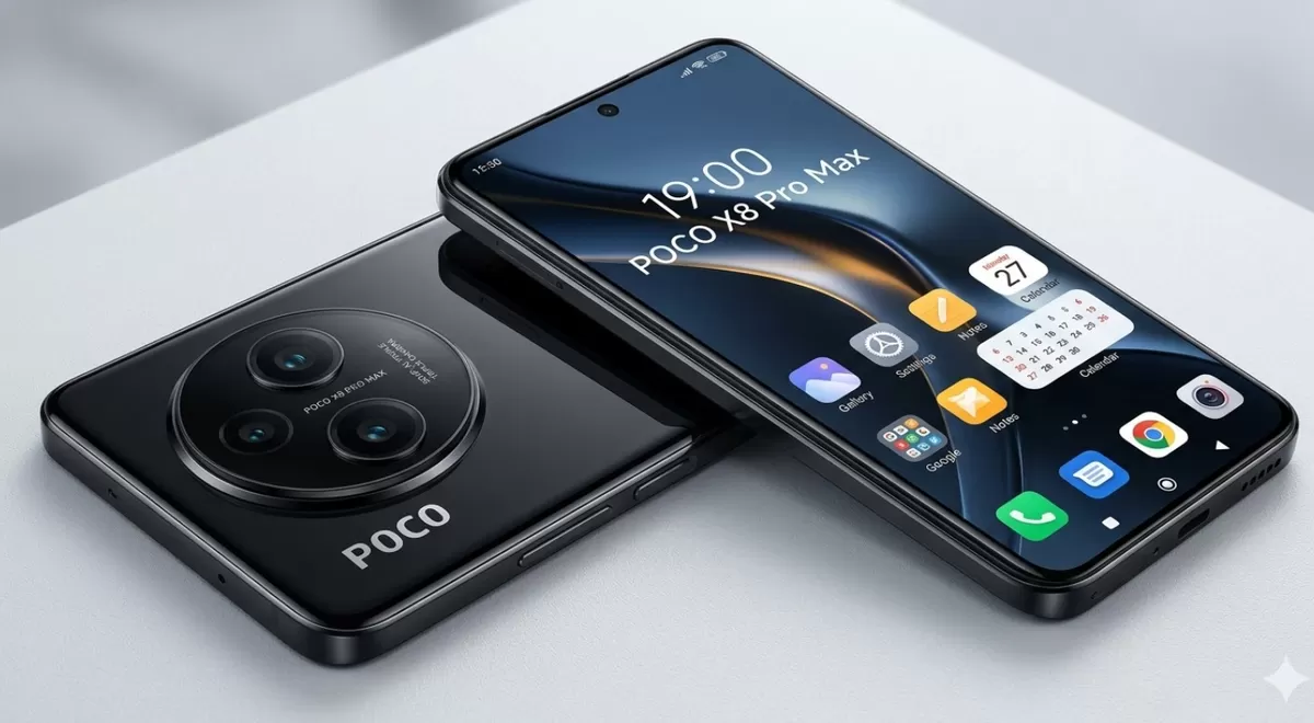 Poco X8 Pro Max, HP baru yang rilis di Indonesia.  (Ilustrasi/Signal24.id)