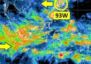 Bibit Siklon 93W dan 91S Muncul Bersamaan, BMKG Soroti Potensi Hujan Lebat dan Gelombang Tinggi di Sumut hingga Lampung