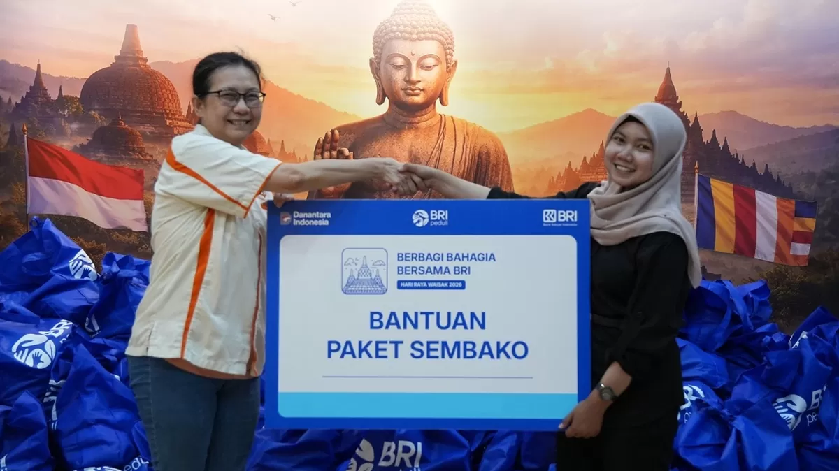 Menebar Kasih dan Kepedulian di Hari Raya Waisak 2026, BRI Salurkan Bantuan 1.000 Paket Sembako bagi Umat Buddha (Dok. BRI)