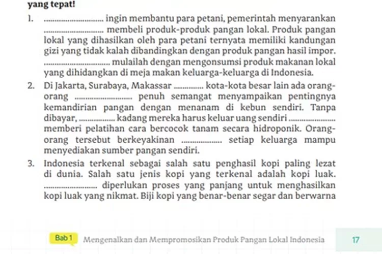 Kunci Jawaban Cerdas Cergas Bahasa Indonesia Kelas 11 Kurikulum Merdeka ...