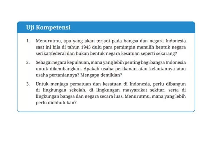 Kunci Jawaban PKn Kelas 7 Bab 3 Halaman 64 Kurikulum Merdeka: Uji ...