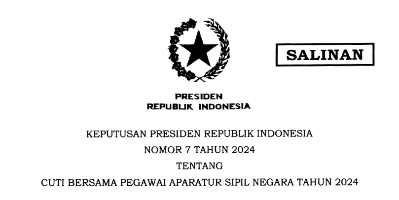 Tok-tok, Jadwal Cuti Bersama Tahun 2024, Tanggal Berapa Saja? Berikut ...