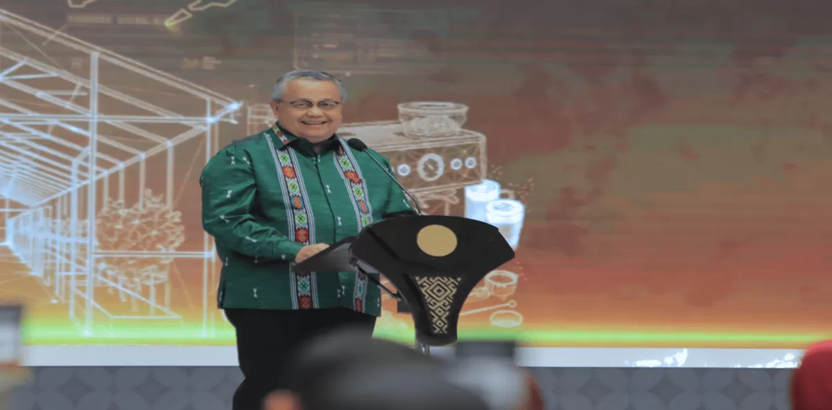 Gubernur Bank Indonesia (BI), Perry Warjiyo meluncurkan Program Transformasi Kewirausahaan UMKM Terpadu untuk Penciptaan Lapangan Kerja dan Ekonomi Kerakyatan di Jakarta, pada Senin (22/6/2026). (Kalimantansatu.com/Dok. Bank Indonesia)