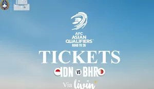 Tiket Nonton Timnas Indonesia VS Bahrain di SUGBK Masih Tersedia? Cek Informasinya di Sini