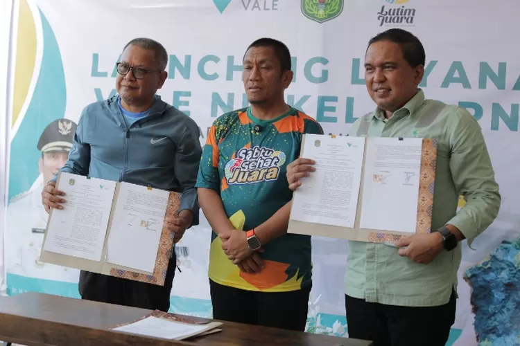 Peresmian Vale Nickel Corner di perpustakaan Daerah Luwu Timur, opening tersebut dilakukan  oleh PT Vale dan Pemda Luwu Timur yang dihadiri Bupati  Bachri Syam  (Ist/vale)