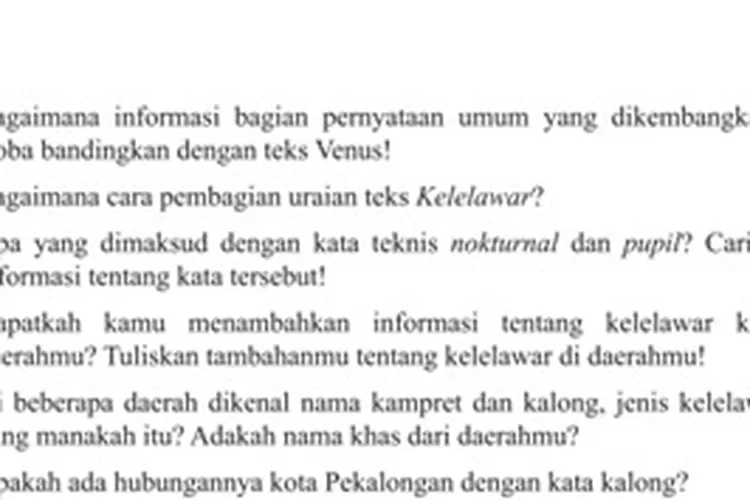 Kunci Jawaban Bahasa Indonesia Kelas 9 Kegiatan 1 Halaman 21 Dan 22 ...