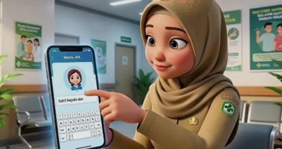 Gunakan aplikasi JKN saat berobat ke Puskesmas.