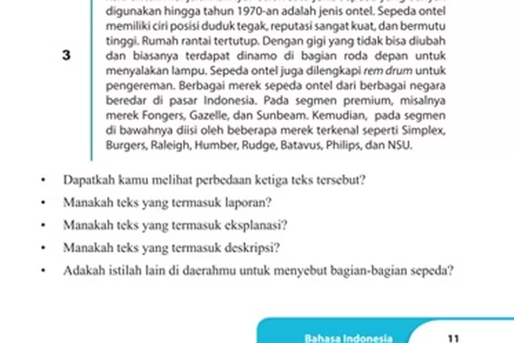 Kunci Jawaban Bahasa Indonesia Kelas 9 Kegiatan 1 Halaman 10