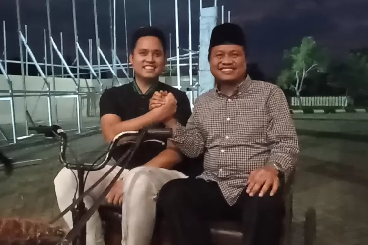 Ketua DPW PKB Jawa Tengah Muhammad Yusuf Chudlori atau Gus Yusuf bersama Bupati Kendal Dico M Ganinduto.  (edi prayitno/kontributor Kendal)