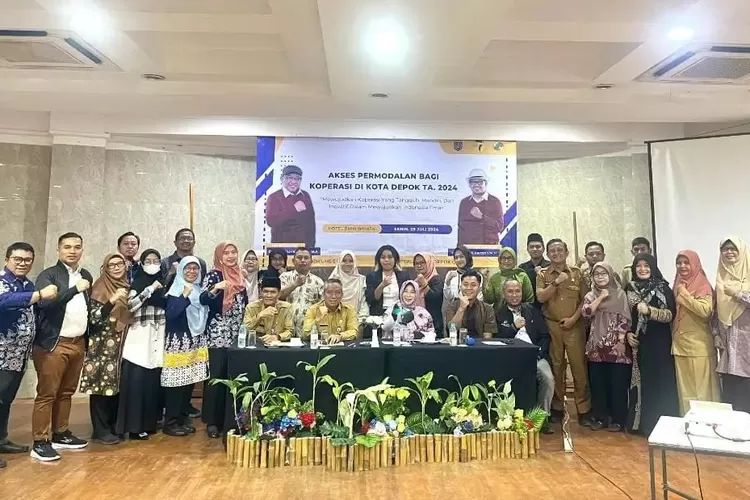 Sosialisasi akses permodalan bagi koperasi yang digelar oleh DKUM Kota Depok, di Hotel Bumi Wiyata, Senin (29/7). (DKUM Kota Depok)