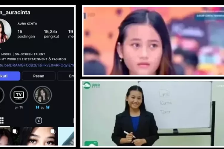 Tangkapan layar Instagram Aura cinta (@iam_auracinta) sebagai figuran sinetron dan Iklan pinjaman online (pinjol) (dok instagram @iam_auracinta)