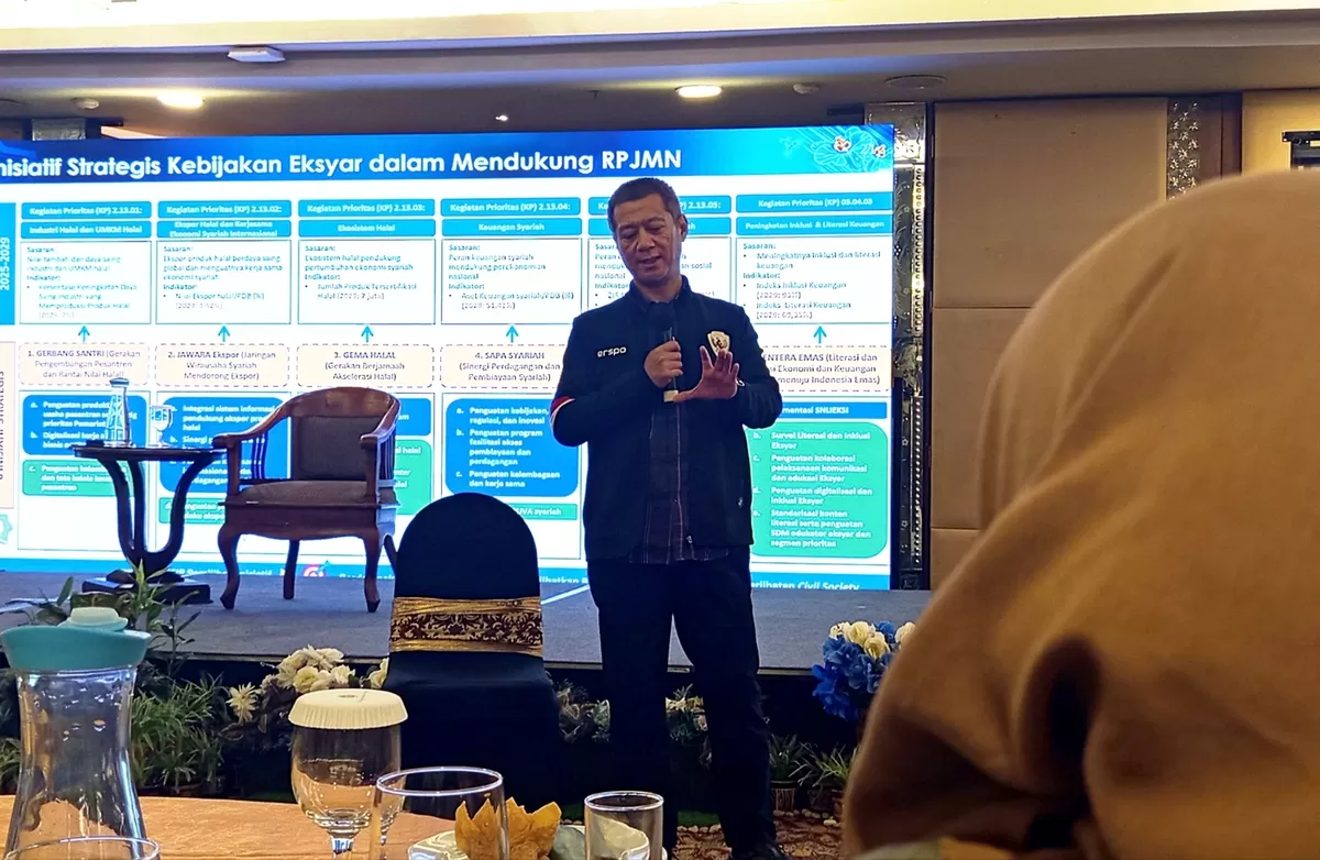 Deputi Direktur Kantor Perwakilan Bank Indonesia Provinsi Jawa Timur (BI Jatim) yang membidangi Ekonomi dan Keuangan Syariah, Yono Haryono