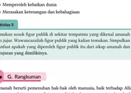 BARU! Kunci Jawaban PAI Kelas 8 SMP Kurikulum Merdeka Halaman 72 Aktivitas 5: Figur Publik yang Amanah dan Jujur