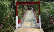 Jembatan Gantung Perintis Sei Kanan Labuhanbatu Selatan Tuntas Diperbaiki TNI AD, Sekarang Mobilitas Warga Kembali Normal