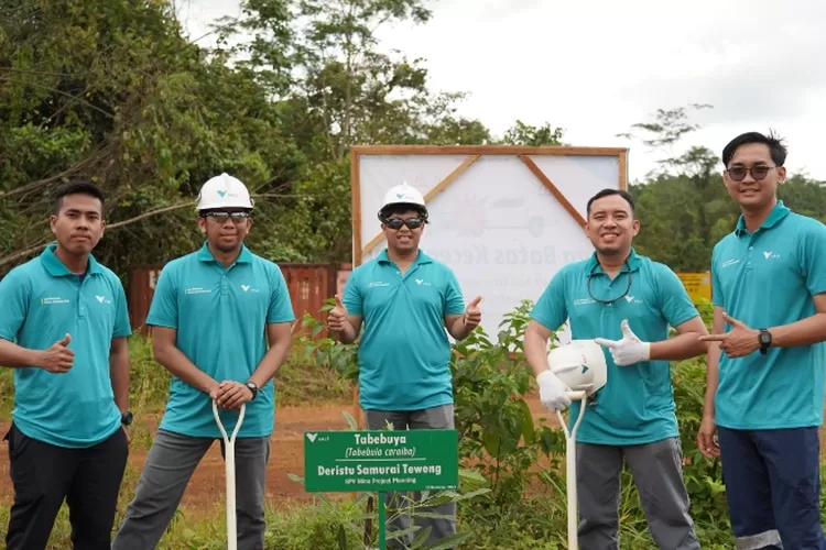 PT Vale Indonesia Tbk, lakukan penanaman pohon serentak di tiga area operasi. (Ist)