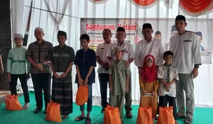 Santunan Anak Yatim di Tapos Depok Meriah, Wakil Walikota Depok Imam Budi Hartono Berpesan Ini