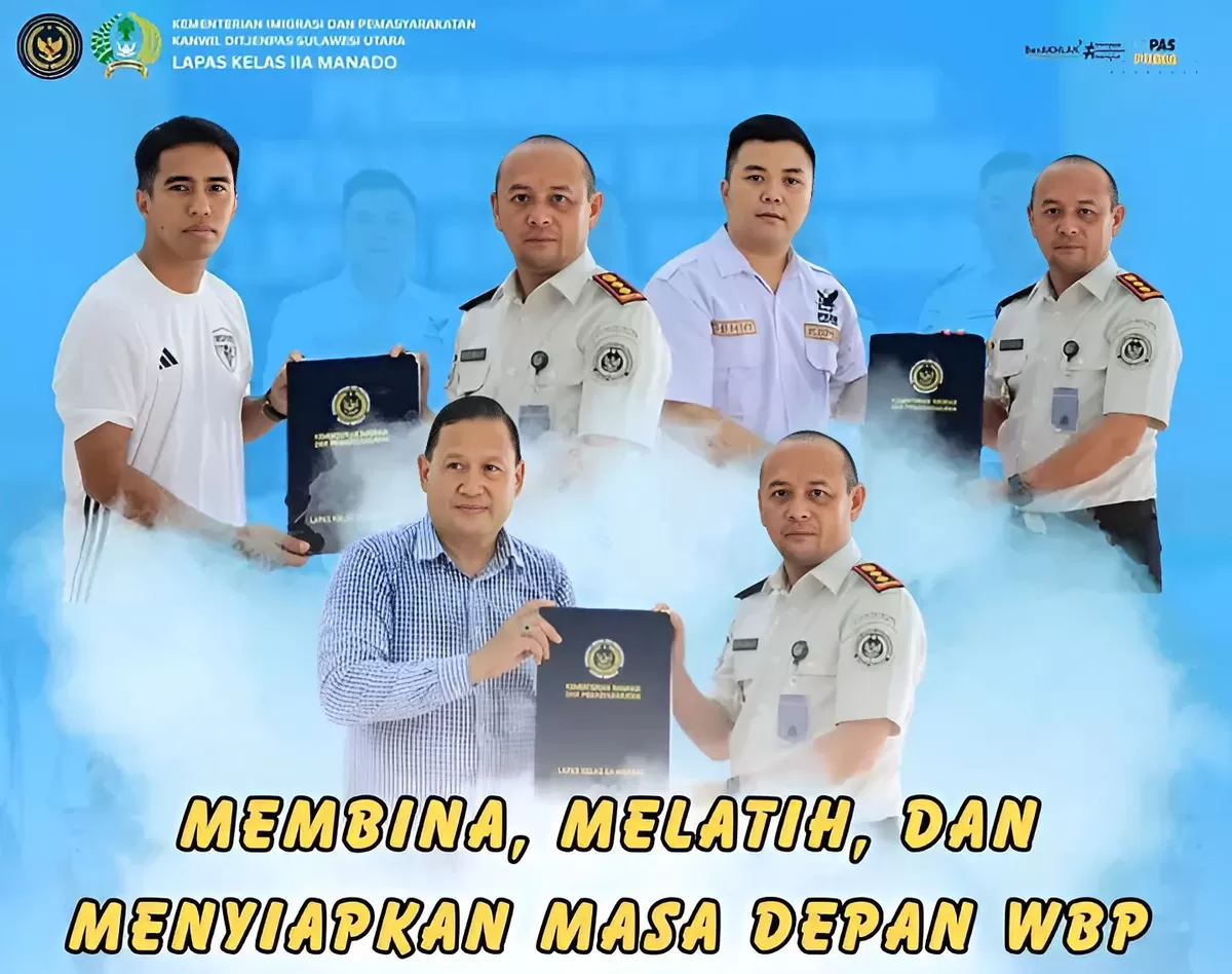 Kalapas Manado Saat PKS dengan PKBM Denny Smart, Yayasan Inspire dan ASOC Indonesia