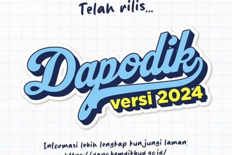 Rilis Aplikasi Dapodik Versi 2024 Pemutakhiran Data Pokok Pendidikan Semester I Tahun Ajaran 1836