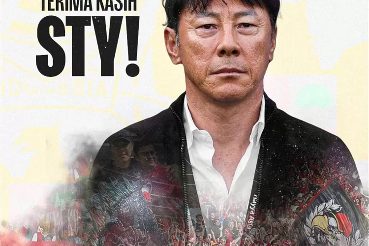 PSSI Resmi mengakhiri kerjasama dengan pelatih Timnas Indonesia Shin Tae-yong. (dok X @EstraTime)