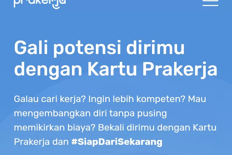 Apa Saja Syarat Dan Bagaimana Cara Pendaftaran Kartu Prakerja Gelombang ...