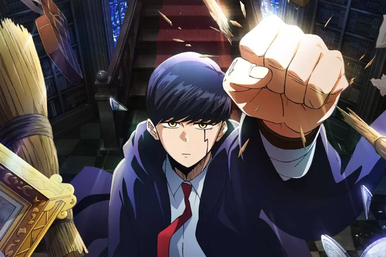 review anime Mashle yang usung tema tentang kekuatan fisik dan sihir (Sumber : IMDb)