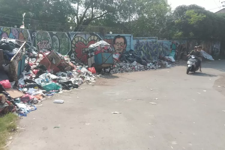 Salah satu TPS Ilegal yang berada di Kecamatan Sukmajaya, Kota Depok. (ANDIKA EKA/RADAR DEPOK)