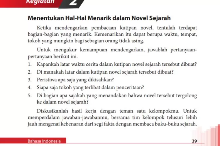 Kunci Jawaban Bahasa Indonesia K13 Kelas 12 Bab 2 Halaman 39 ...