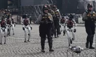 Robot Polri Jelang HUT Bhayangkara Jadi Sorotan, Hanya Dikontrol Pakai Remot Bukan AI? Beda Dengan Robot Polisi China Pakai Chip