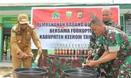 600 Botol Miras Dimusnahkan di Keerom Papua, Piter Gusbager: Kami Tolak Miras!