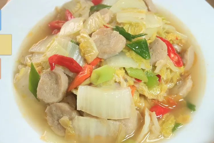 Menu Ramadhan Praktis Resep Tumis Sawi Putih Bakso Sederhana Dengan