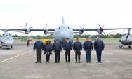 Jokowi, Prabowo, dan Pejabat Militer Kenakan Jaket Bomber Keren Saat Serah Terima Pesawat C-130J Super Hercules