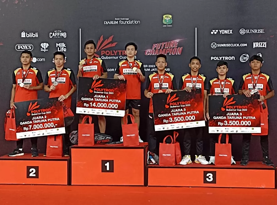 PB Djarum Raih Gelar Juara Umum Polytron Gubernur Cup 2023, Cek Lengkap ...