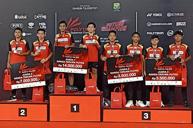 PB Djarum Raih Gelar Juara Umum Polytron Gubernur Cup 2023, Cek Lengkap ...