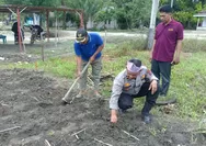 Dukung Swasembada Pangan, Polsek Kunto Darussalam Intensifkan Monitoring Tanaman Petani