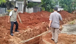 Saluran Air Pamulang Elok Rampung Pondok Petir Depok Segera Rampung
