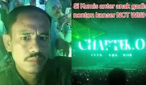 Viral Pria Asal Lampung Ini Bagikan Cerita Unik saat Temani Anaknya Nonton Konser NCT WISH: Tukar Tiket Seperti Melamar Kerja