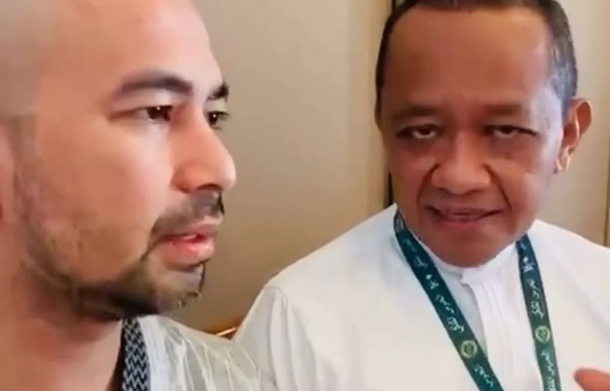 Menteri Energi dan Sumber Daya Mineral (ESDM), Bahlil Lahadalia saat bersama Raffi Ahmad. (Photo Ist)